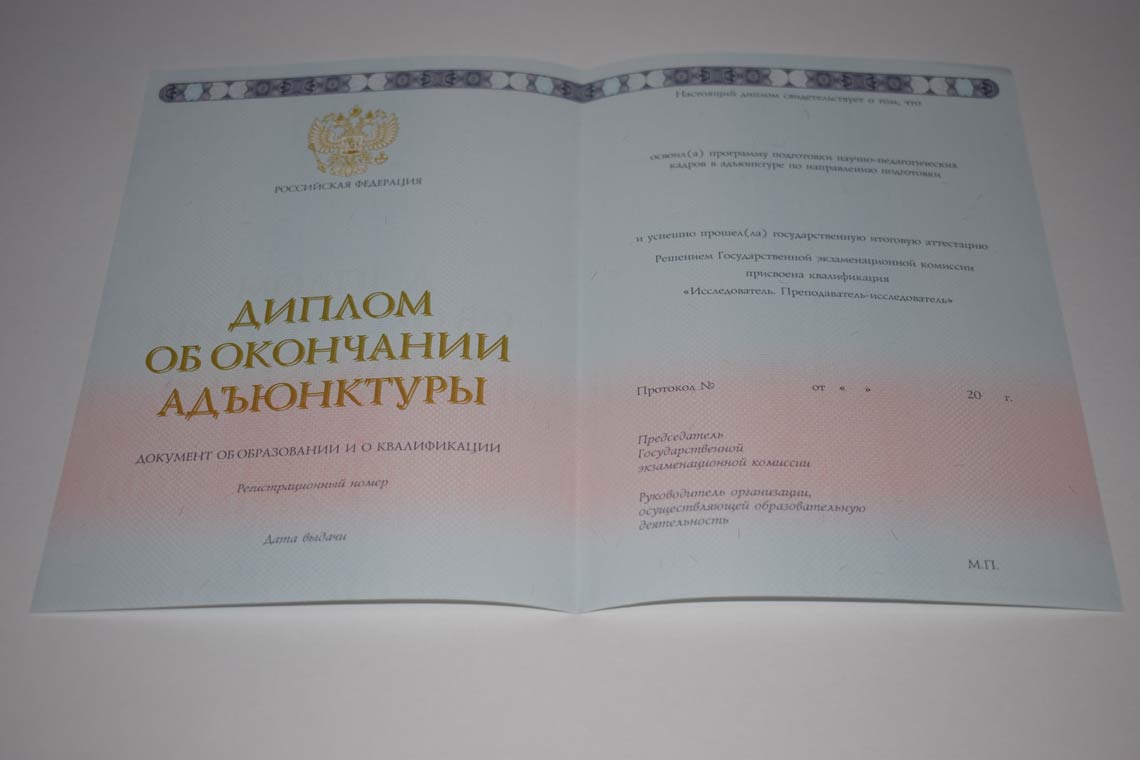 Диплом Адъюнктуры 2014-2025 в Химках