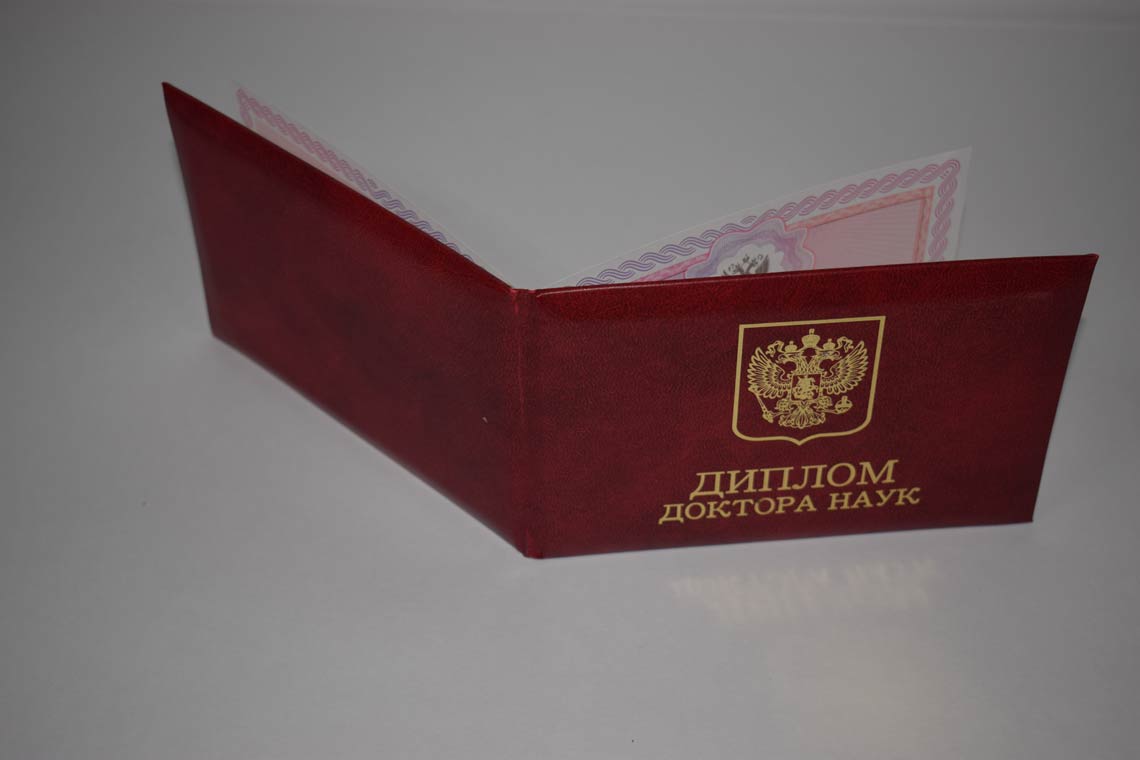 Диплом Доктора Наук 2013-2025 в Химках корка