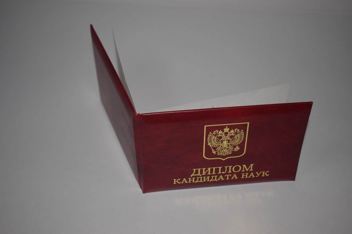 Диплом Кандидата Наук 2001-2012 в Химках корка